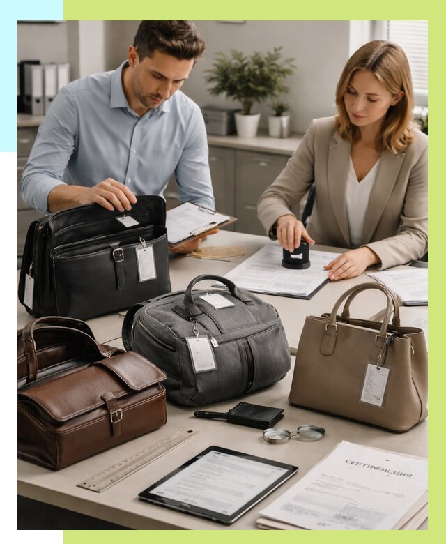 Сертификация сумок в Анапе от 7788 руб. | Алешин-Нпа