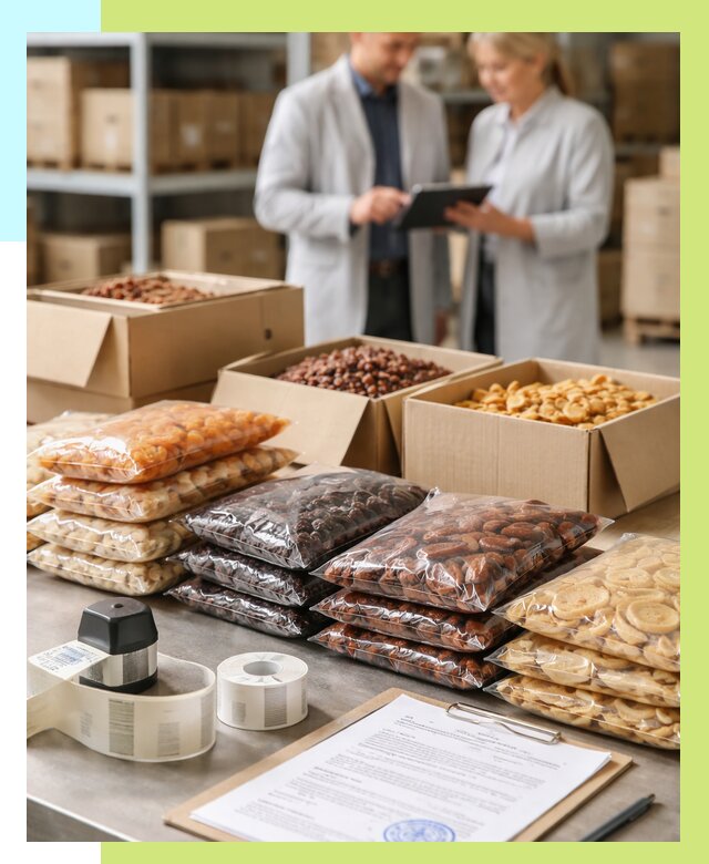 Сертификация сухофруктов в Анапе от 12461 р. | Алешин-Нпа под ключ