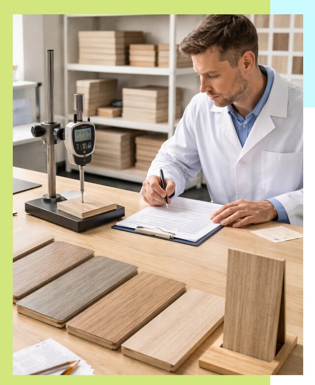 Сертификация ламината с испытаниями и оформлением документов в Анапе