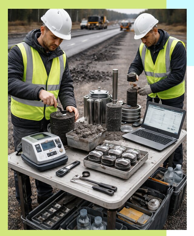 Сертификация асфальта: испытания и подтверждение в Анапе