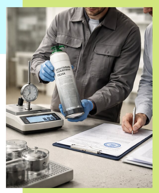 Сертификация монтажной пены в Анапе от 15576 р. | Алешин-Нпа