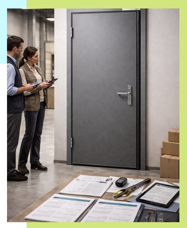 Сертификация противопожарных дверей в Анапе от 9346 р. | Алешин-Нпа