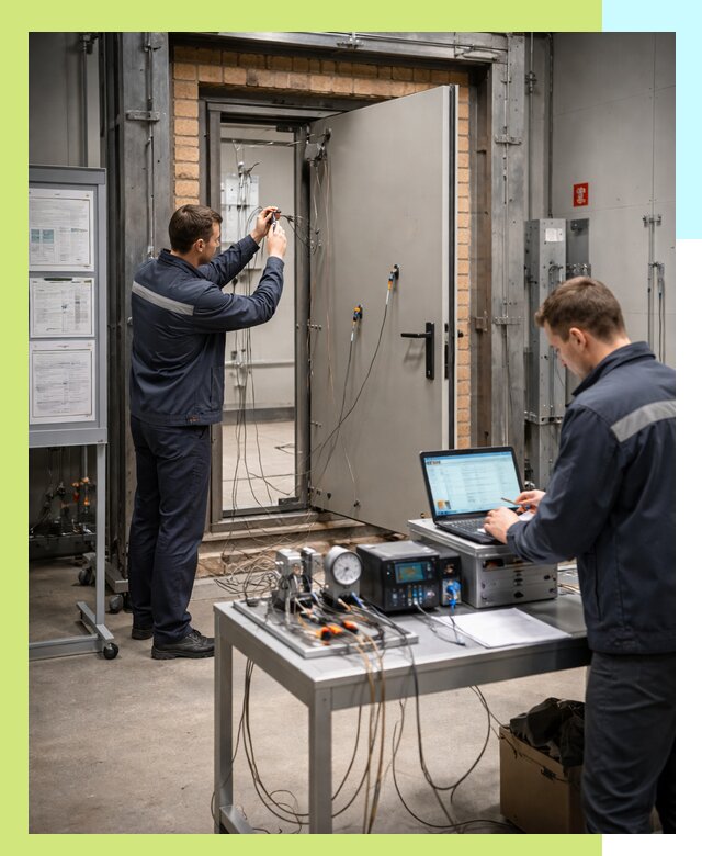 Сертификация противопожарных дверей в Анапе по ГОСТ и ТР