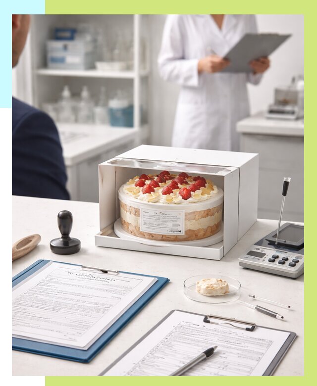 Сертификация тортов в Анапе от 9346 р. заказать | Алешин-Нпа