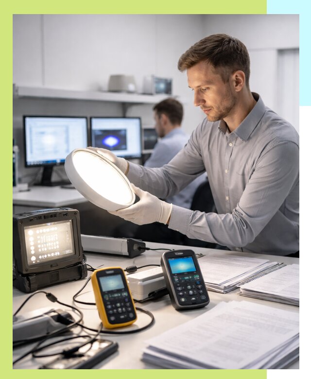 Сертификация светильников в Анапе: испытания и оформление