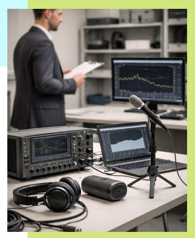 Сертификация аудиотехники в Анапе от 15576 р., Алешин-Нпа