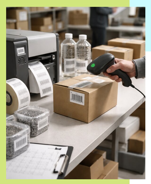 Штрихкодирование продукции и маркировка для продажи в Анапе