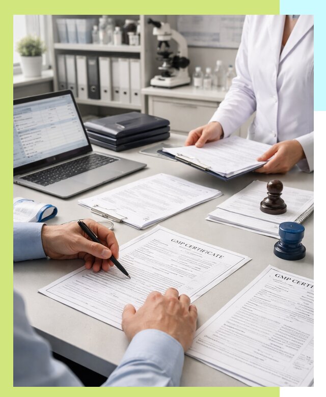 Оформление сертификата GMP в Анапе для фармпроизводства