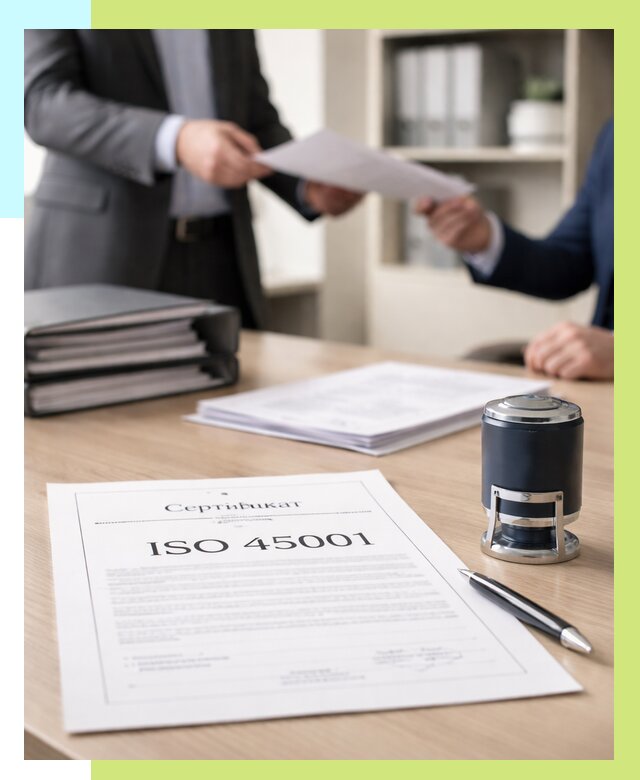 Сертификат ISO 45001 в Анапе под ключ от 46728 р. | Алешин-Нпа